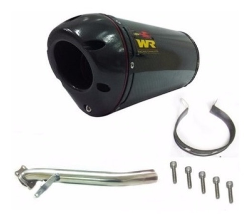 Bandit 1200/650-05/08 Carburada Ponteira Wr Oval Fibra Carb.