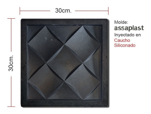 Molde Para Placa Anti Humedad Yeso 3d Modelo Roblox