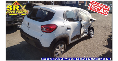 Sucata Renault Kwid Zen 1.0 Flex 12v Mec 2020