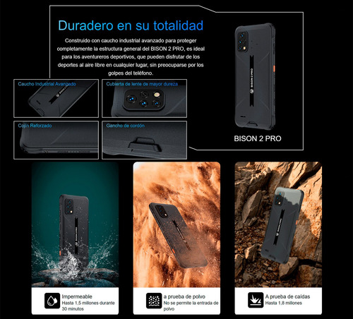 Umidigi Bison 2 Pro Celular Resistente Ip68 Android 12