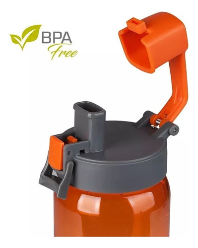 Botella Deportiva Plastica Tritan Waterdog 800cc S/bpa 2080