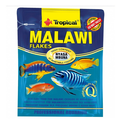 Ração Tropical Malawi Flakes Sachê 12g