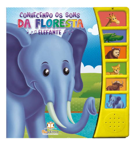 Livro Sonoro Infantil Animais Sons Musical Coleção Completa Kit 10 Un.