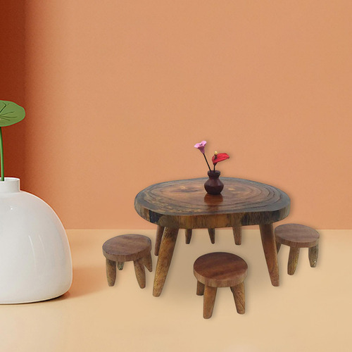 Juego De Silla De Escritorio Para Casa De Muñecas, Juego De