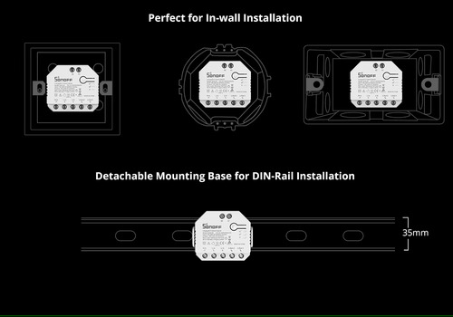 Interruptor Switch Sonoff Dual R3 Lite Relé Doble