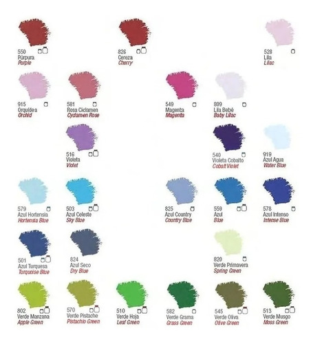 Imagen 3 de 5 de Pintura Acrílica Acrilex 60ml Pack De 6 Unidades