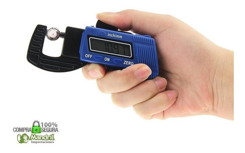Imagen 2 de 7 de Micrometro Digital Calibrador Pantalla Lcd Espesor 0 - 12.7m