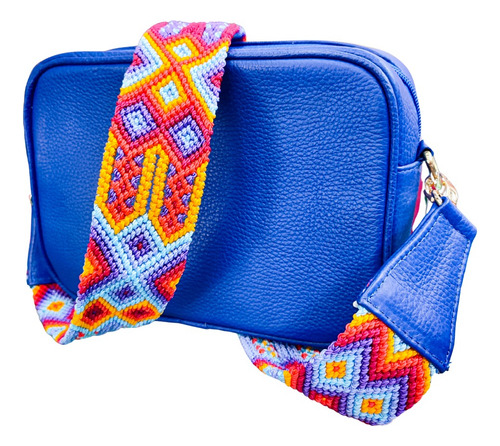 Mariconera Tule Macramé Asa Artesanal Hecha A Mano. Amarrte®