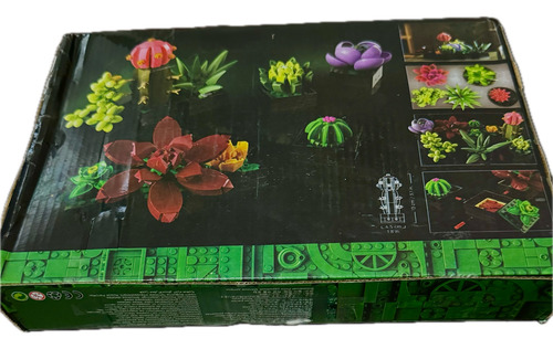 Juego De Bloques De Construcción Suculentas Decorativas 771 Suculentas