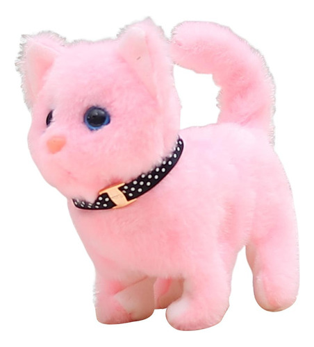 Gato Eléctrico Cuddly Animal De Peluche Con Sonido Animado