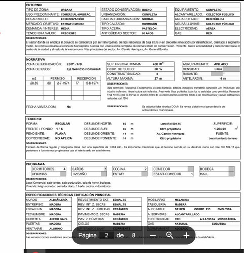 Central, Óptimo Para Proyecto Inmobiliario, 2500 Mts