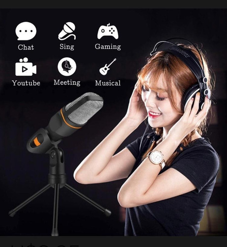 Imagen 5 de 7 de Micrófono Para Pc Y Celulares Condensador Profesional