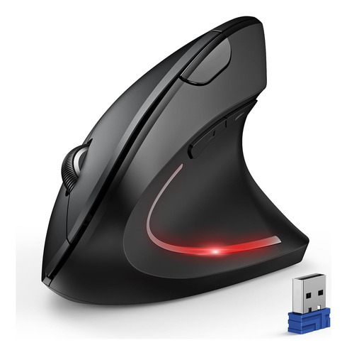 Tecknet Ratón Ergonómico, Ratón Vertical Inalámbr...