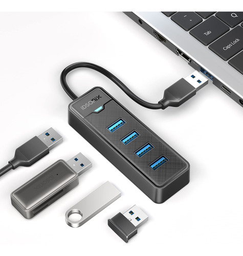 Hub Usb 3.0 De 4 Puertos Para Porttil - Idsonix Usb 3.0 Hub 