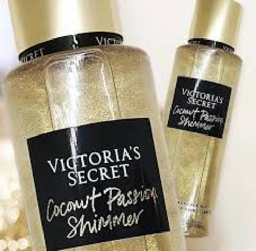 Victoria's Secret Splash Coconut Passion Shimmer + Bolsa Vs