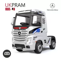 Comprar Auto A Bateria - Camion  Mercedes Benz Original Color Blanco