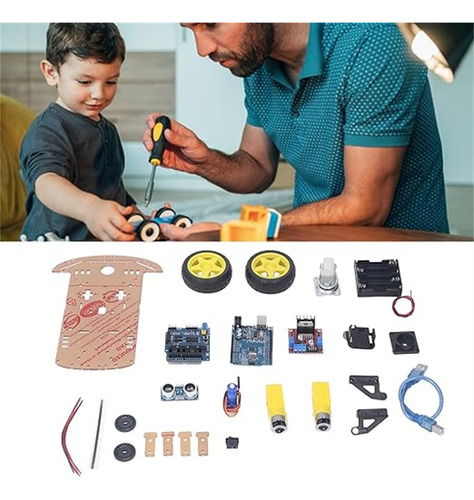 Smart Robot Car 2wd Chasis Kit Compatible Con Arduino