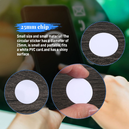 30 Tarjetas Nfc 215, Para Tarjetas Redondas Ntag215 Nfc Regr