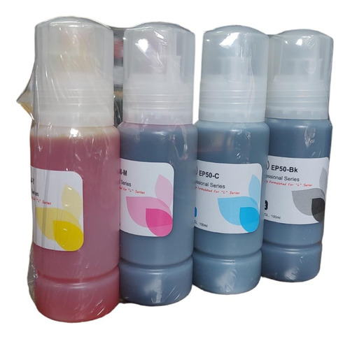 Tinta Para Epson L3110 L4150 L6191 L3250 L3210 544 100cc Aqx