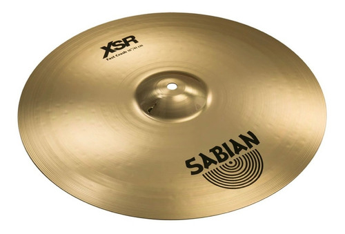 Platillo Sabian Xsr1607b 16  Medium Thin Crash Xsr Cuo Color Dorado