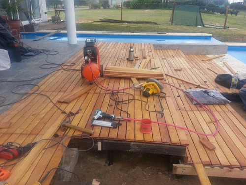 Colocacion Deck Pergolas Todo Tipo De Piso De Madera
