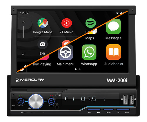 Stereo In Dash Pantalla Android Auto Carplay 7 Pulgadas Usb
