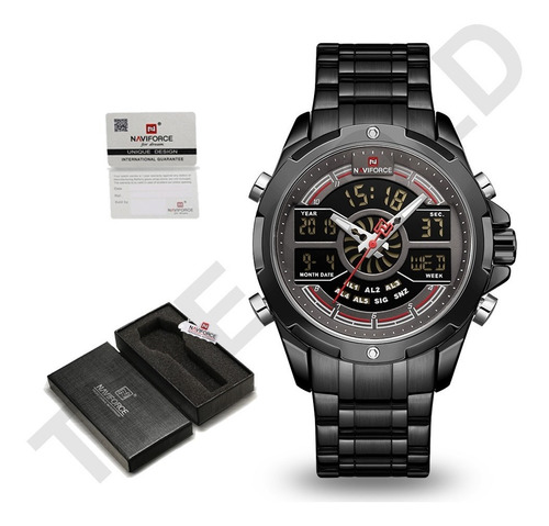 Relógio Masculino Esportivo Digital Naviforce Original 9170