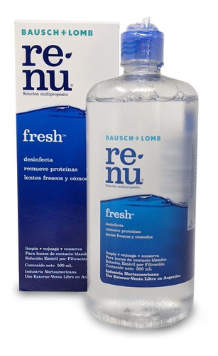 Solución Para Lentes De Contacto Renu Fresh 500ml