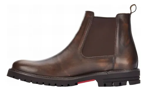 comprar Bota Formal Pv60289t Vaca A Mano Artesanal Elastico Fiesta