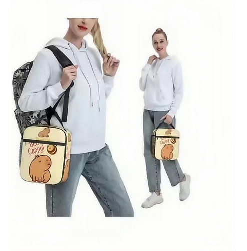 Juego De Bolsas De Almuerzo Portátil Con Forma De Carpincho