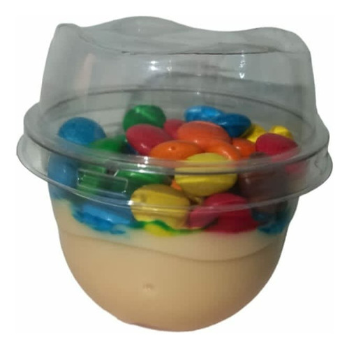 Pote Para Mini Postres 120ml Con Tapa X100 Unidades