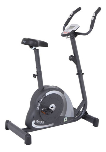 Bicicleta ergométrica Dream Fitness MAG MAG 5000V vertical cor cinza e preto