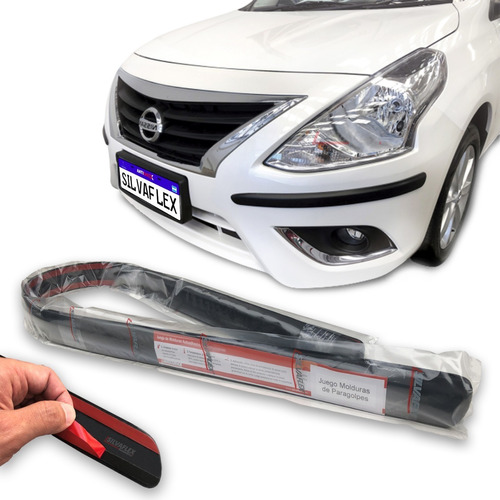 Gomas Proteccion Paragolpes Nissan Versa 2015 Al 2020