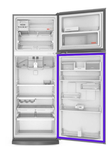 Borracha Inferior Refrigerador Bosch Contin Rfct450 116x68cm