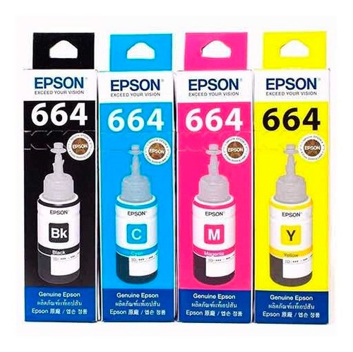 Botella De Tinta Epson T664 70ml