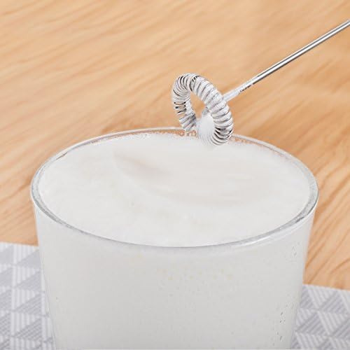 Espumador De Leche De Mano, Batidor De Espuma De Café Recarg