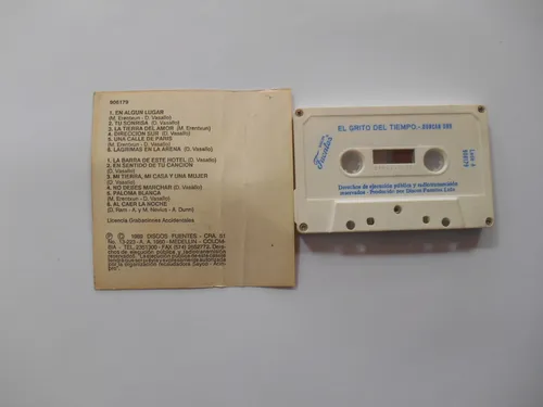 Duncan Dhu El Grito Del Tiempo Casete Edicion Colombia 1989 (Usado)