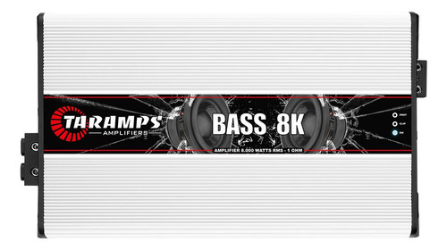 Módulo Amplificador Taramps Bass 8k Digital 8000 Rms 1 Canal