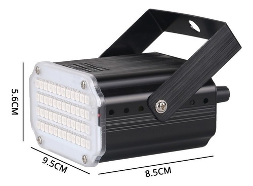 . Led Rgb Dj Party Led Estroboscópico Flash Sonido Activado