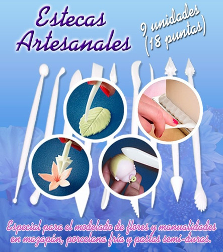 Imagen 2 de 6 de Estecas Grandes Parpen - Set Por 9 Unidades