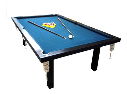 Mesa De Pool Profesional 2.40m Laqueado Incluye Accesorios