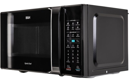 Imagen 4 de 7 de Microondas Bgh B120dn20 20 Litros 700 Watts Digital Negro