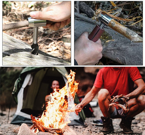 Bushcraft Gear Para Equipo De Supervivencia Y Taladro Manual