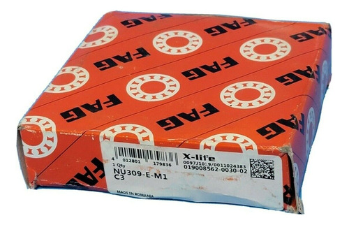 Nib Fag Nu309-e-m1 Single Row Cylindrical Roller Bearing Zzg