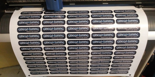 Adhesivo Vinilo Durable Etiquetas / 8 Centímetros 100 Unid