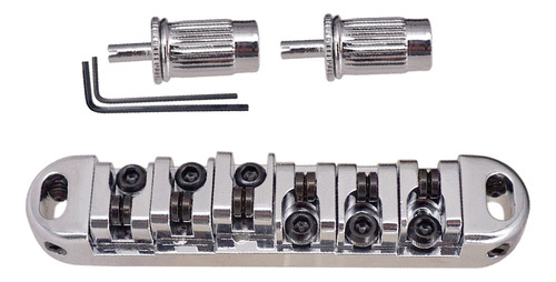 Roller Saddle Bridge Tailpiece Para Piezas De Guitarra