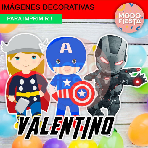 Imagenes Decorativas Para Tortas Props Imprimibles Avengers