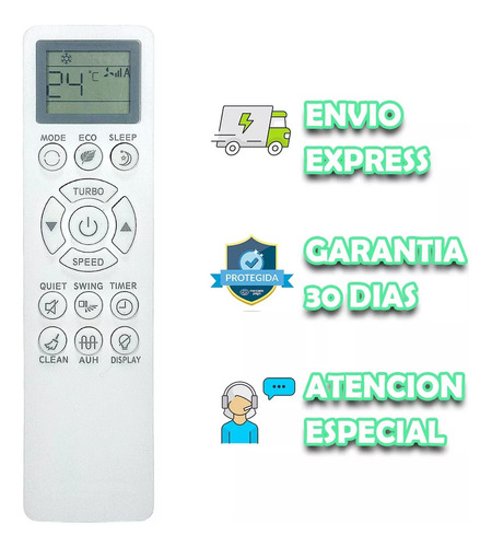 Control Remoto Para Mirage Ac Nex Uvc Kkg33a-c1 Mayoreo!