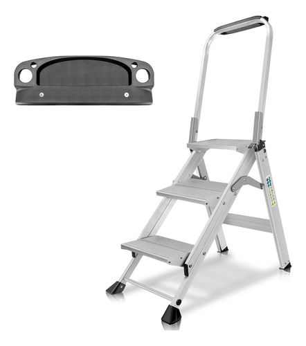 Yvan Step Ladder Pro Con Plataforma De Herramientas, Taburet