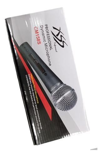 Micrófono Alámbrico Vocal Xss Profesional Cm 158s